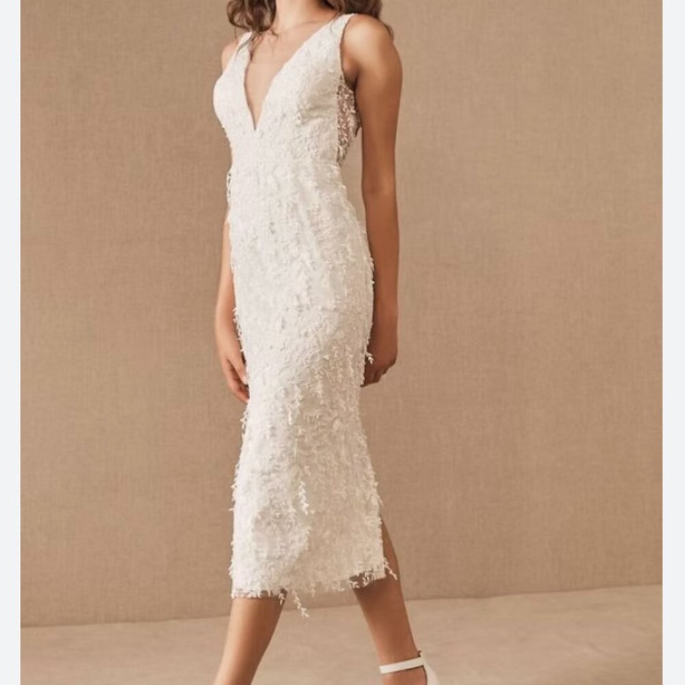 Elegant White Lace Wedding Dress by Jenny Yoo